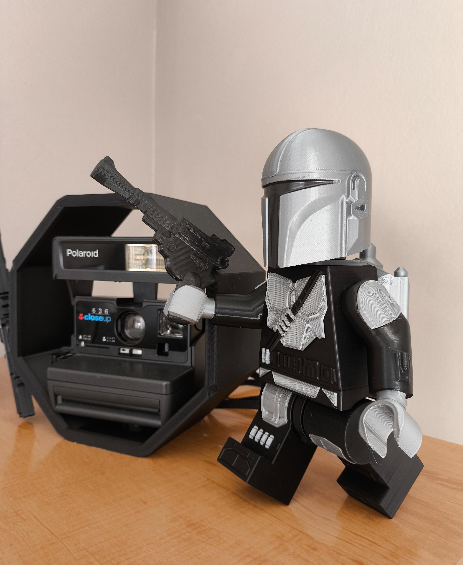 The Mandalorian (9 inch brick figure, NO MMU/AMS, NO supports, NO glue) - This is amazing!
Don't forget to make the XY compensation adjustment with the test piece. So that everything fits perfectly when calibrating your printer. I already had trouble with this in Stormtrooper.https://www.thingiverse.com/thing:342198 - 3d model