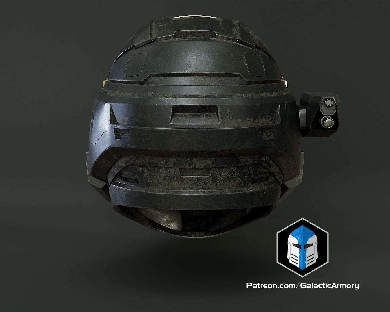 Halo EVA Emile Helmet - 3D Print Files 3d model