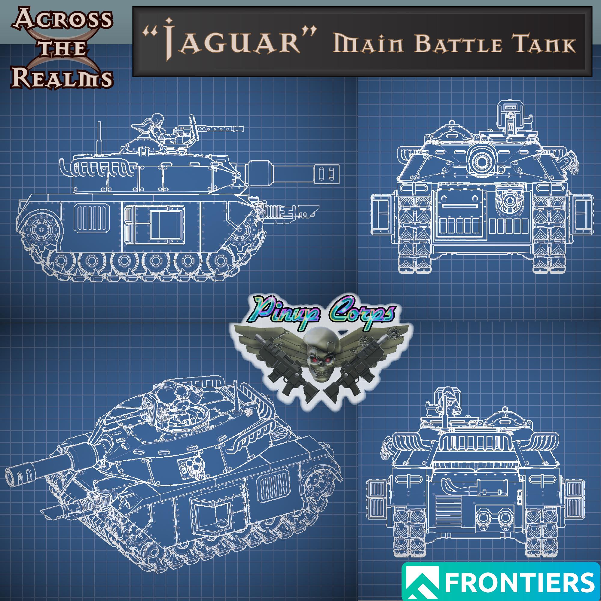 Jaguar Main Battle Tank 3d model