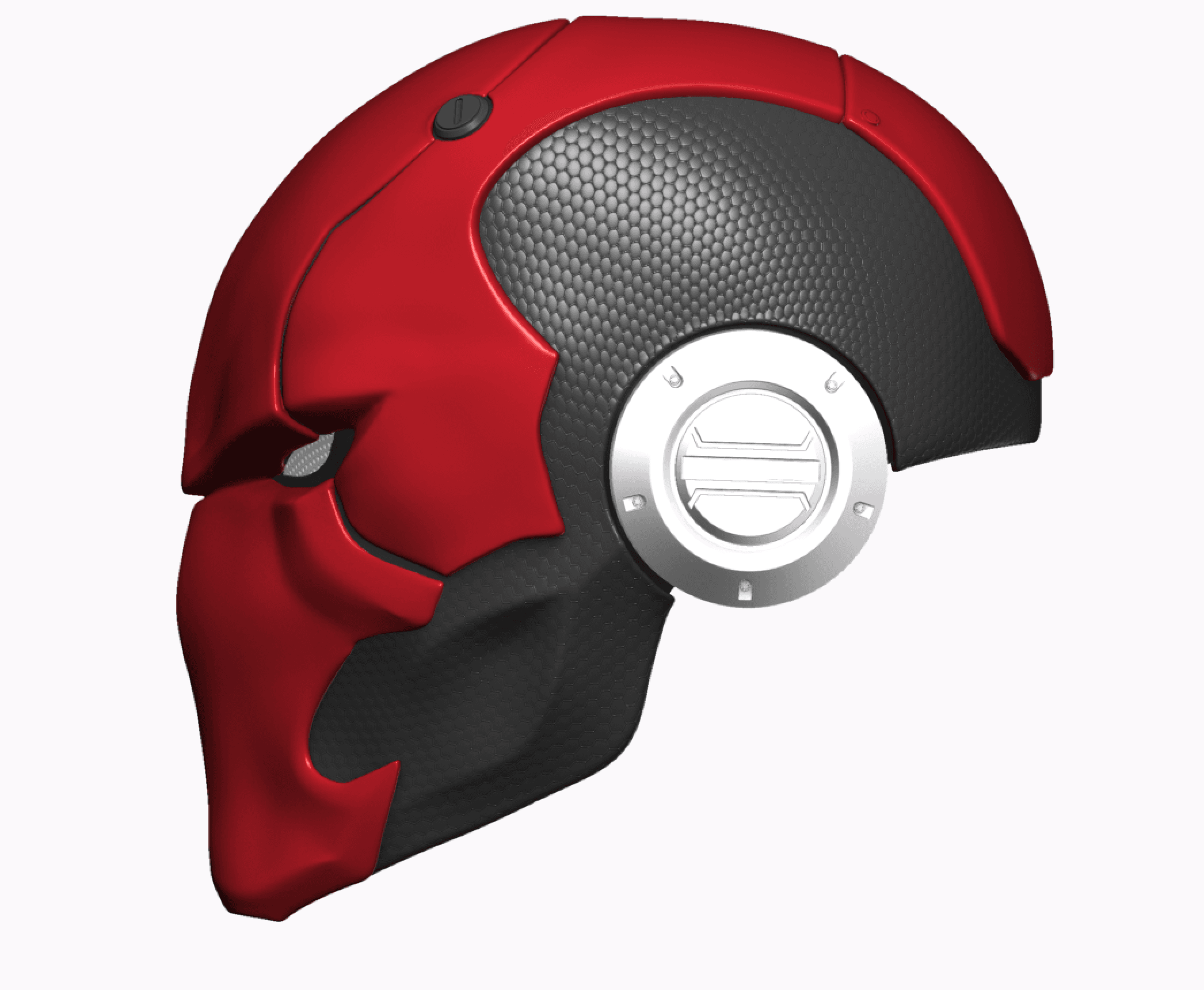 Red Ronin Red Hood Mask 3d model