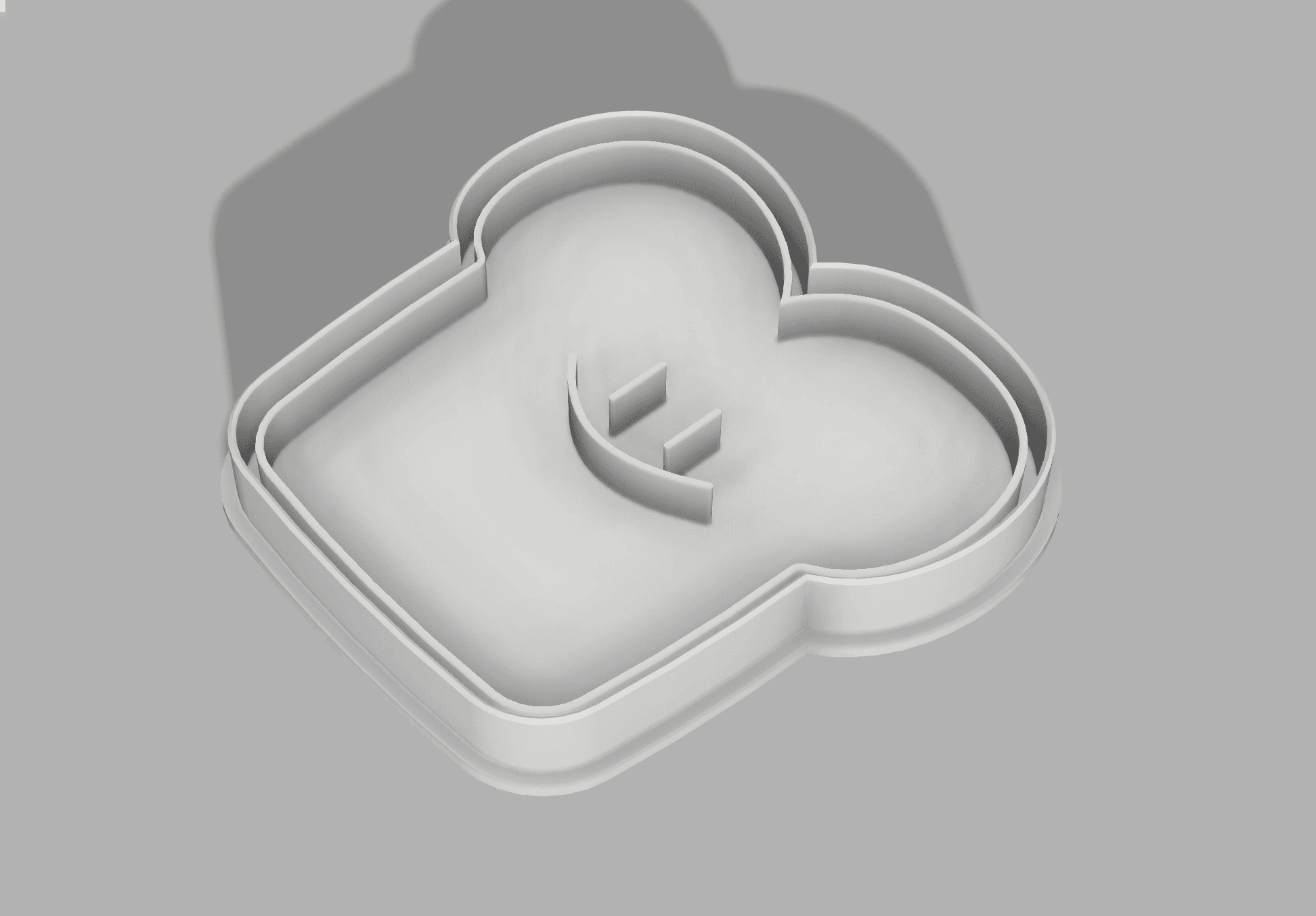 Toast Cookie Cutter 3d model