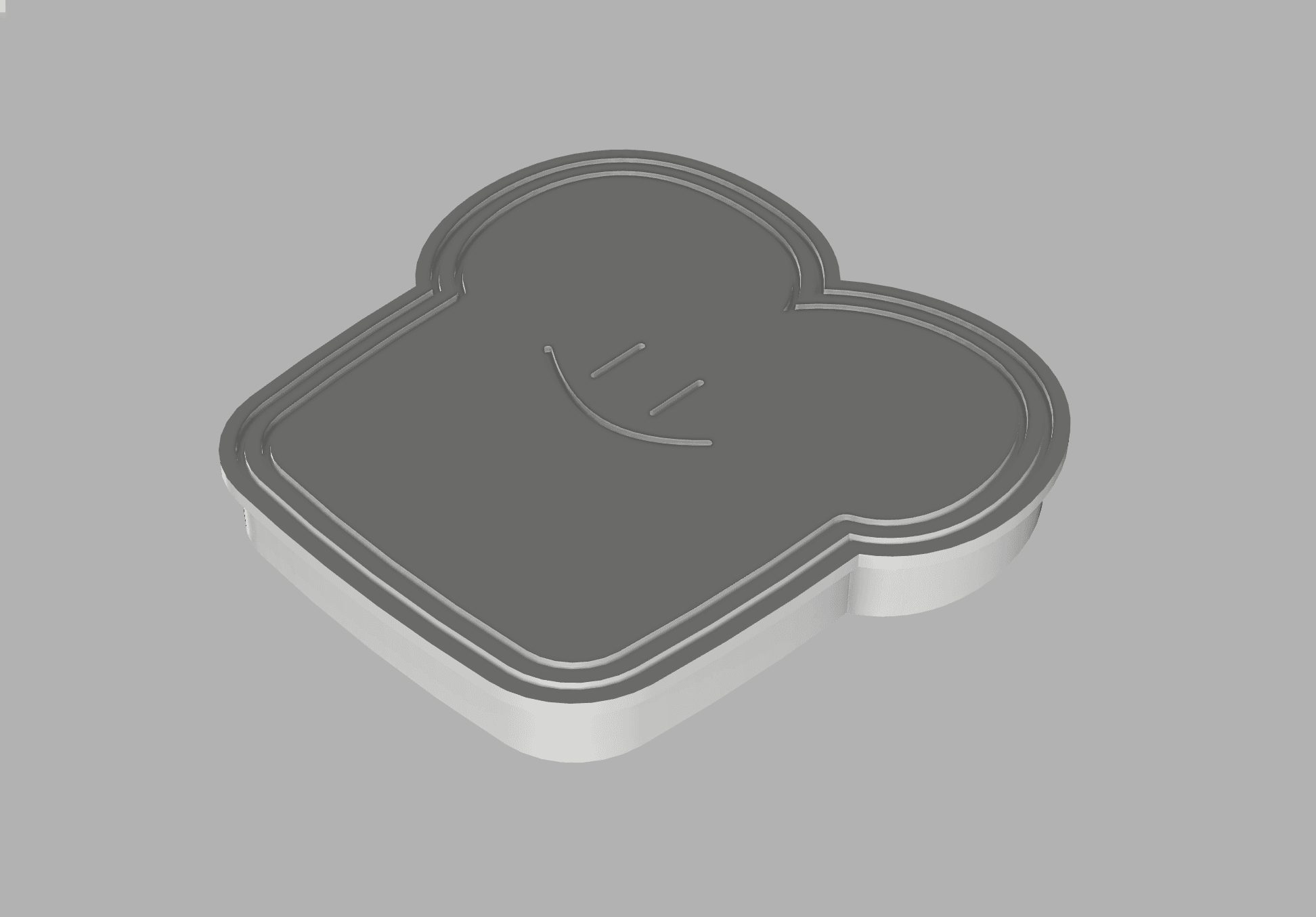 Toast Cookie Cutter 3d model