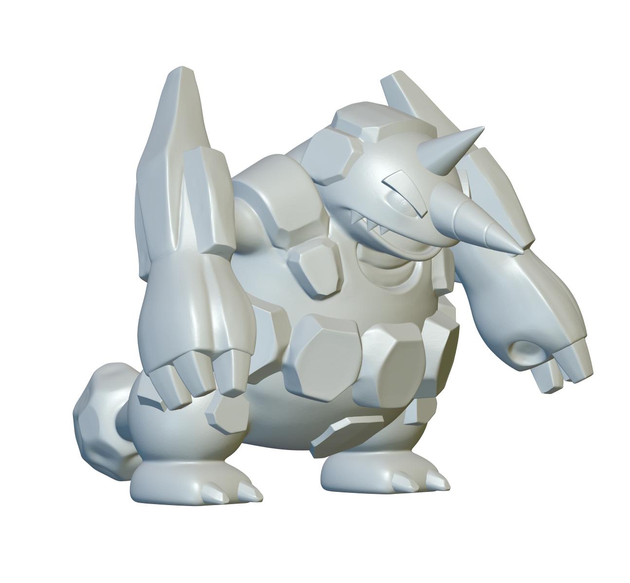 Pokemon Rhyperior #464 - Optimized for 3D Printing 3d model