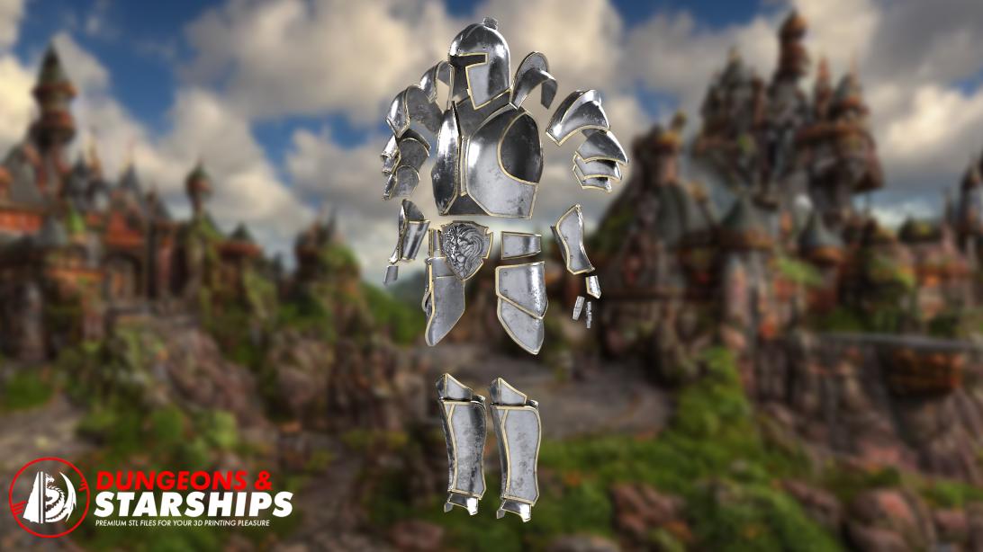Alliance Foot Soldier Armour - Warcraft 3d model