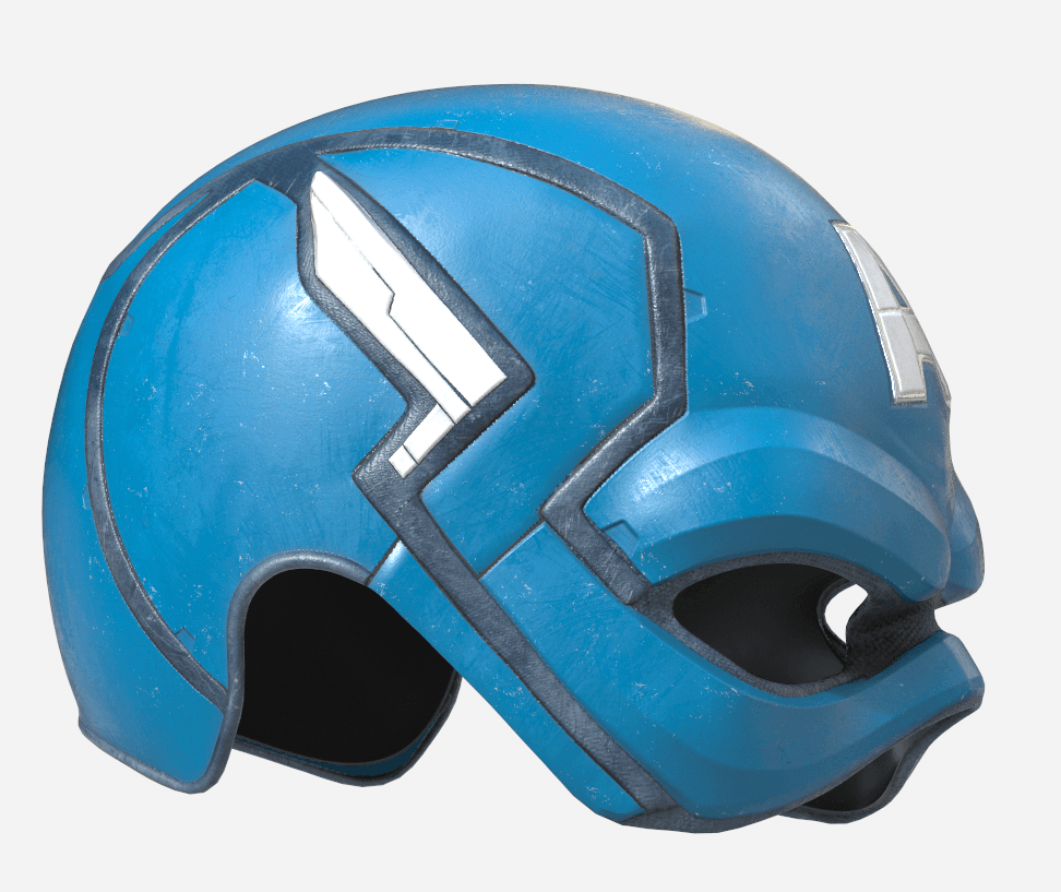 Captain America Cowl mask helmet  3d model