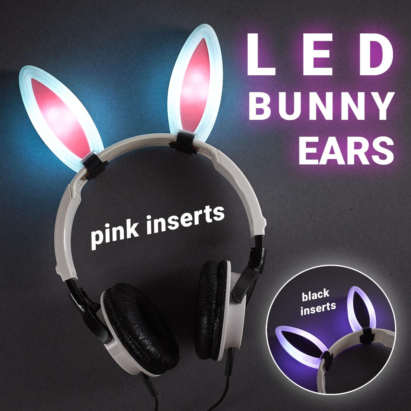 LED Cute Bunny Ears Cosplay 3d model