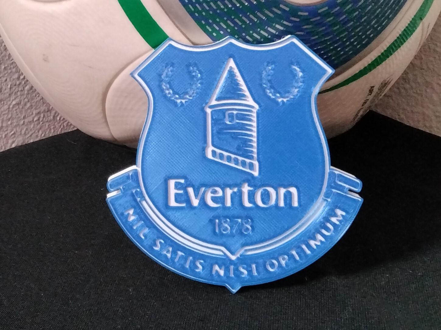 Everton FC coaster or plaque 3d model