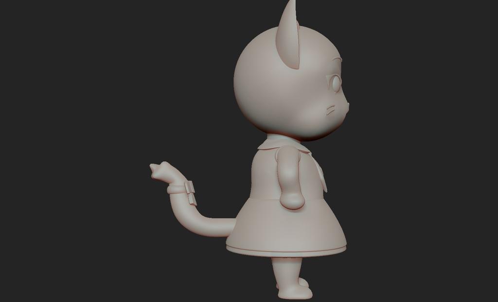 Fairy Tail Charle 3d model