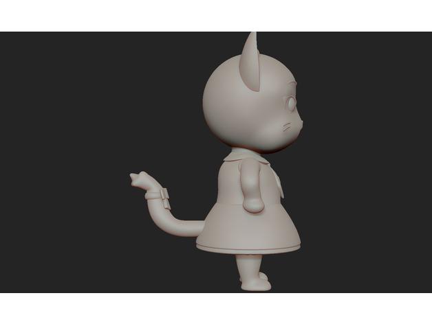 Fairy Tail Charle 3d model