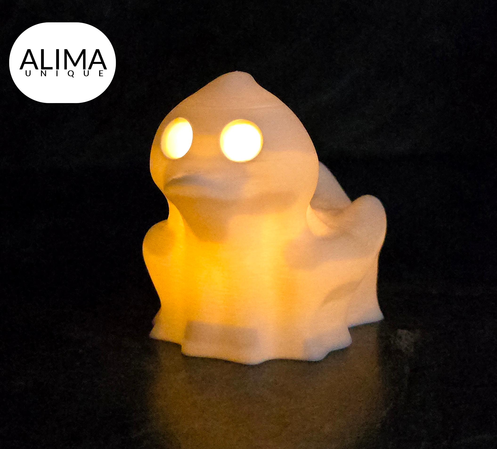 Flexi ghost duck + keychain + deco 3d model