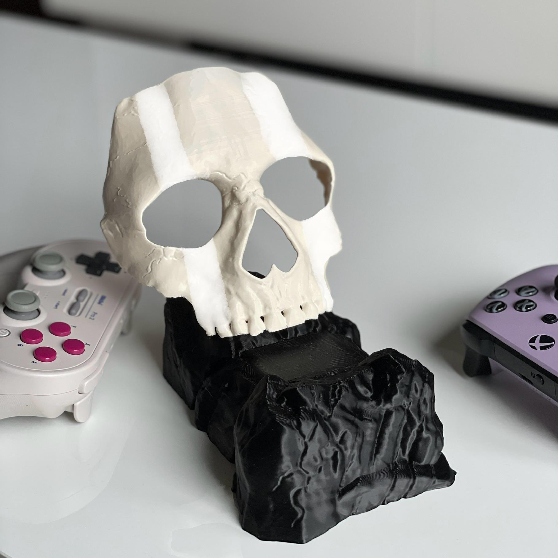 Ghost Mask Universal Controller Stand | XBOX, PS5 | COD MW 3d model