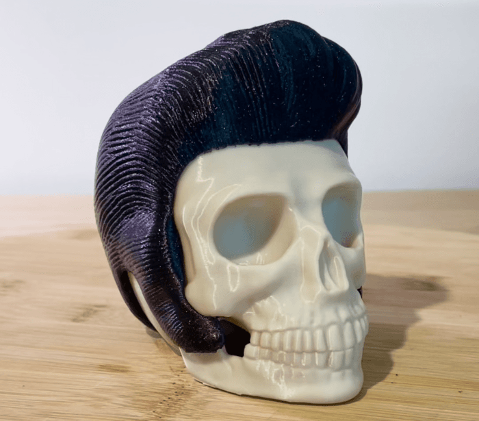 Elvis Presley Skull / Multiparts 3d model