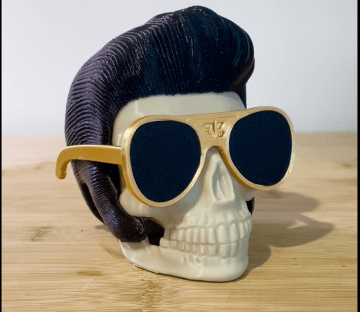 Elvis Presley Skull / Multiparts
