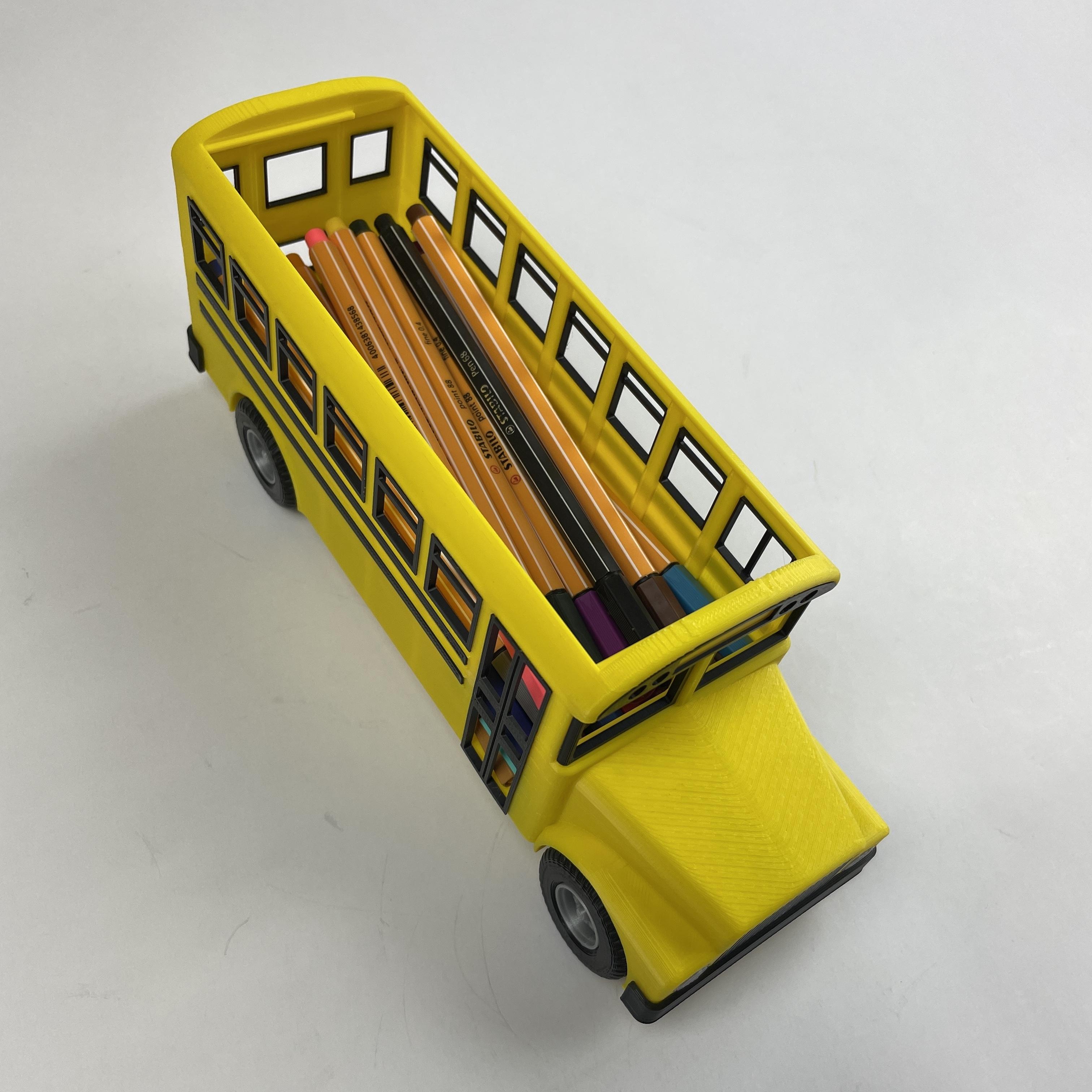 SCHOOL BUS PEN STORAGE 3d model