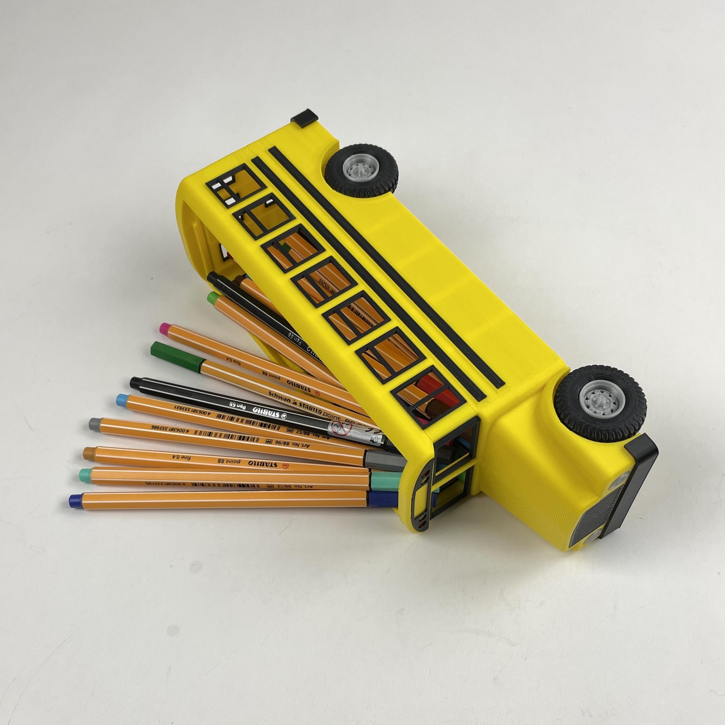 SCHOOL BUS PEN STORAGE 3d model