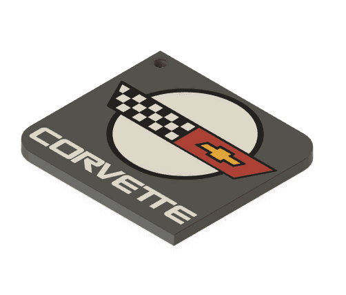 Keychain: Corvette I 3d model