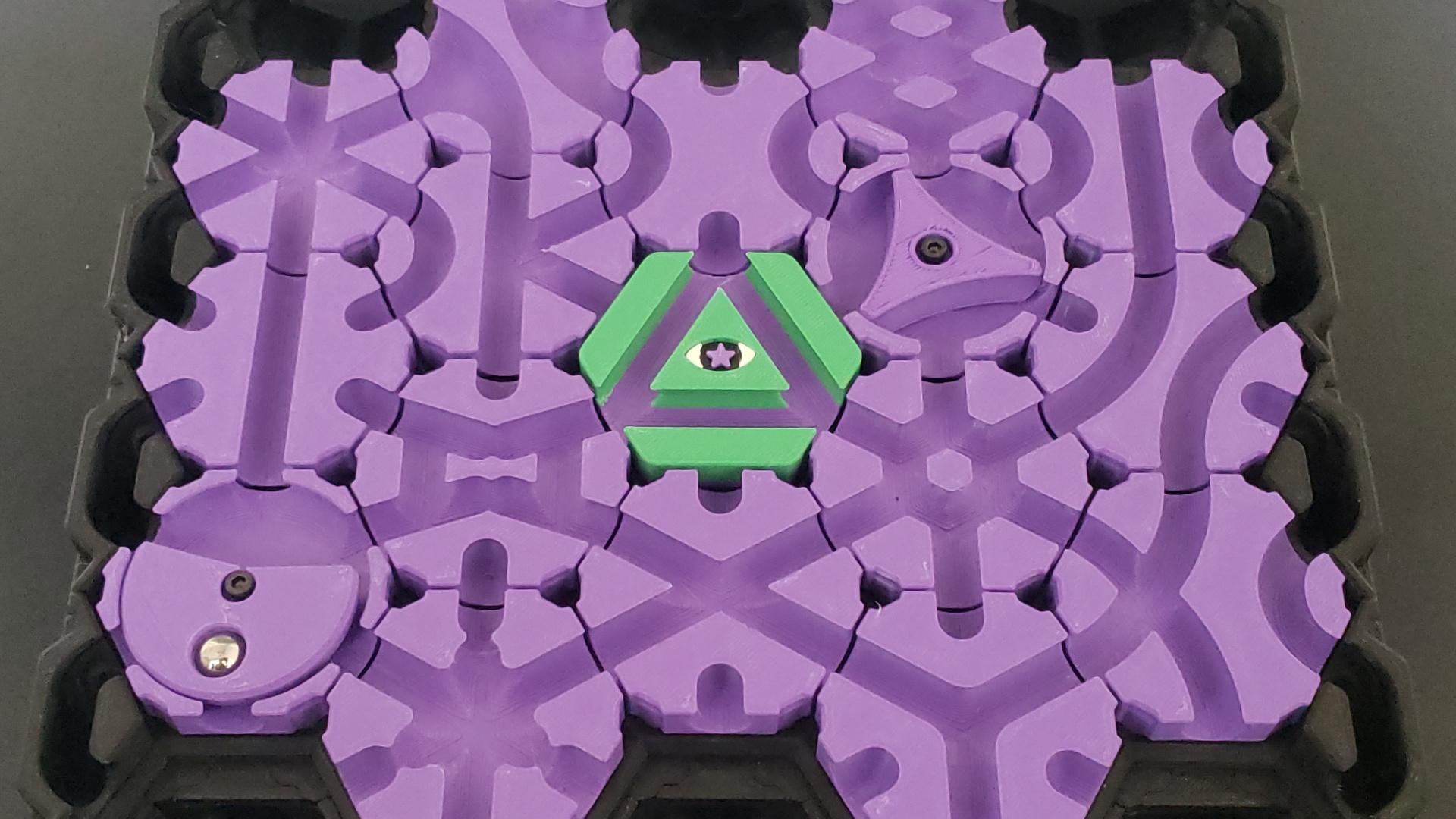 Hextraction Reveal Tile 3d model