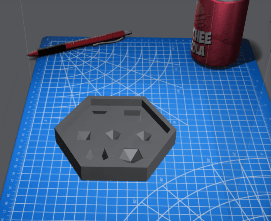 Yet Another Dice Tray 3d model