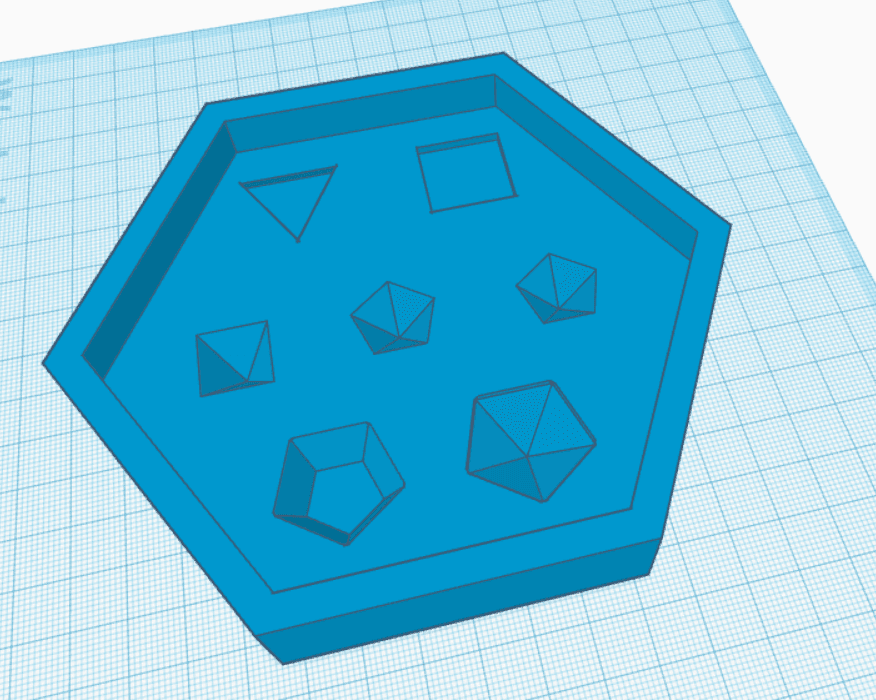 Yet Another Dice Tray 3d model