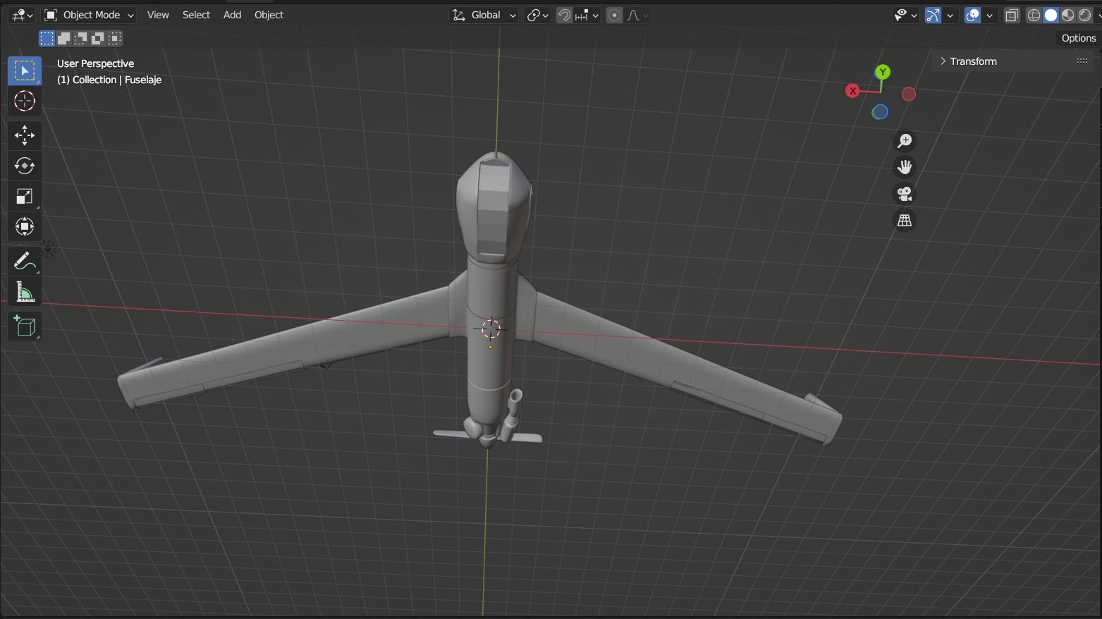 Scan Eagle UAV 3d model