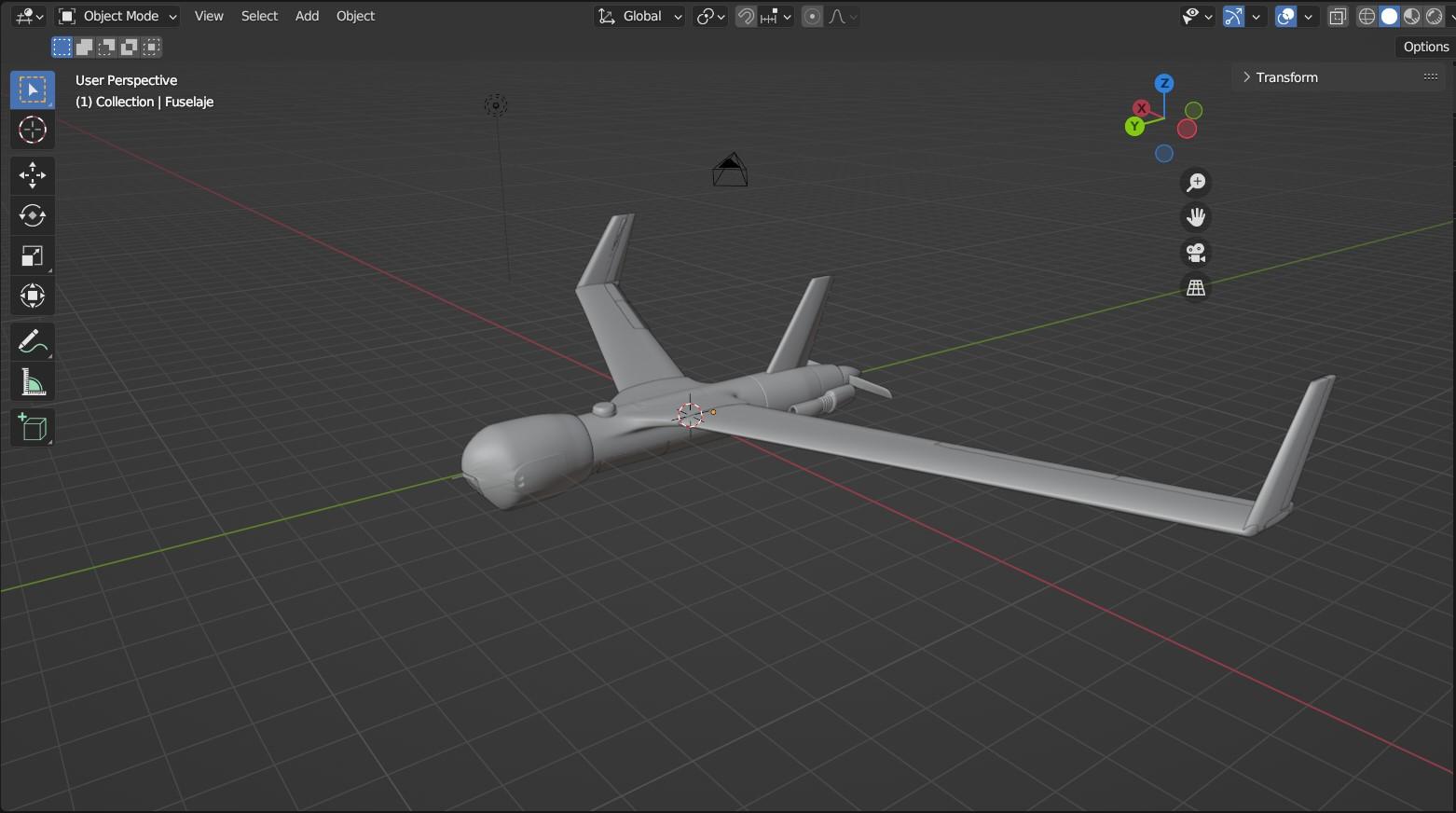 Scan Eagle UAV 3d model