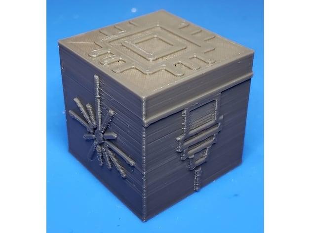 Makers Mashup Torture Test Cube 3d model