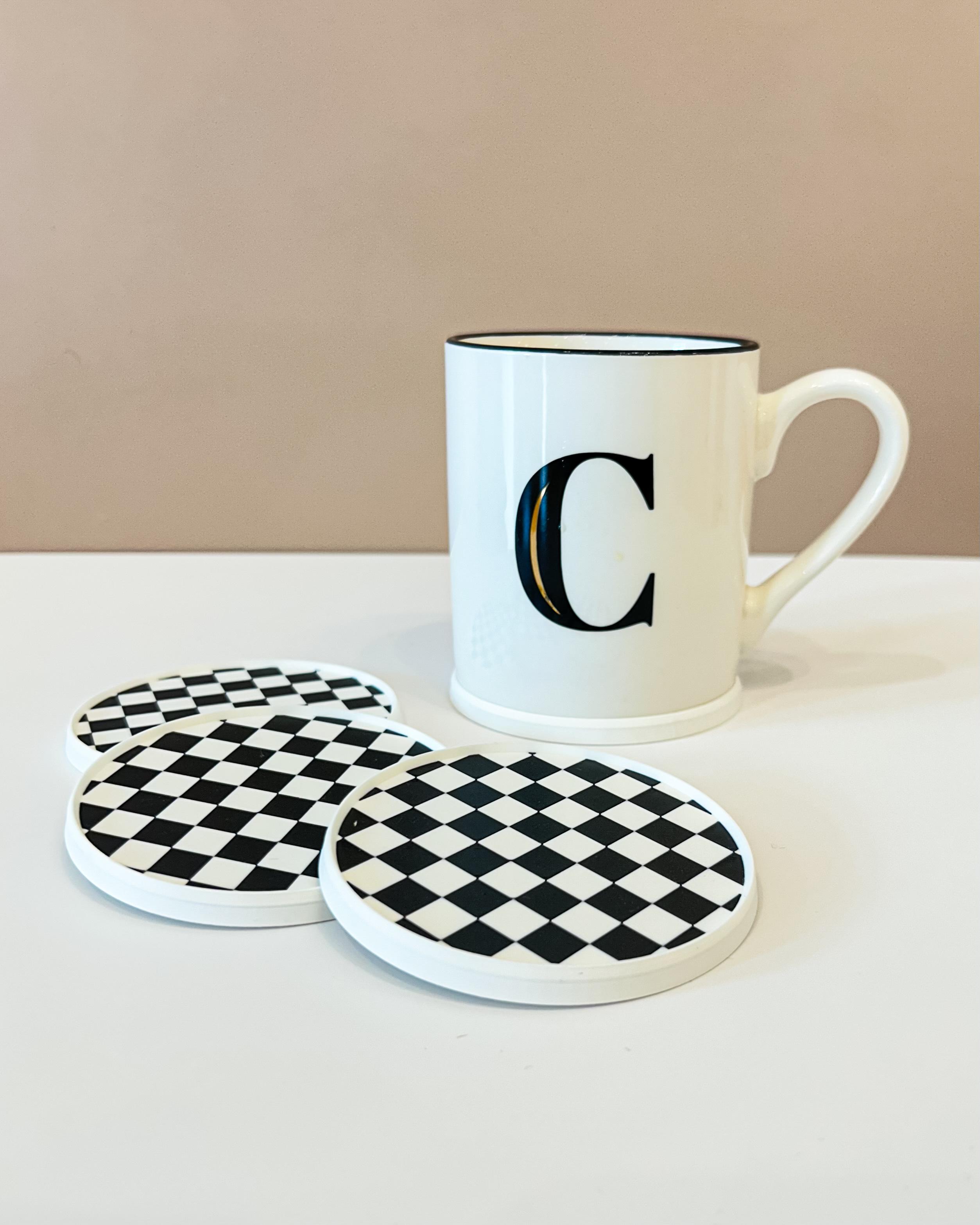 CheckeredDrinkCoasters 3d model