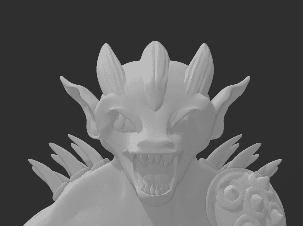 Demon figurine 3d model