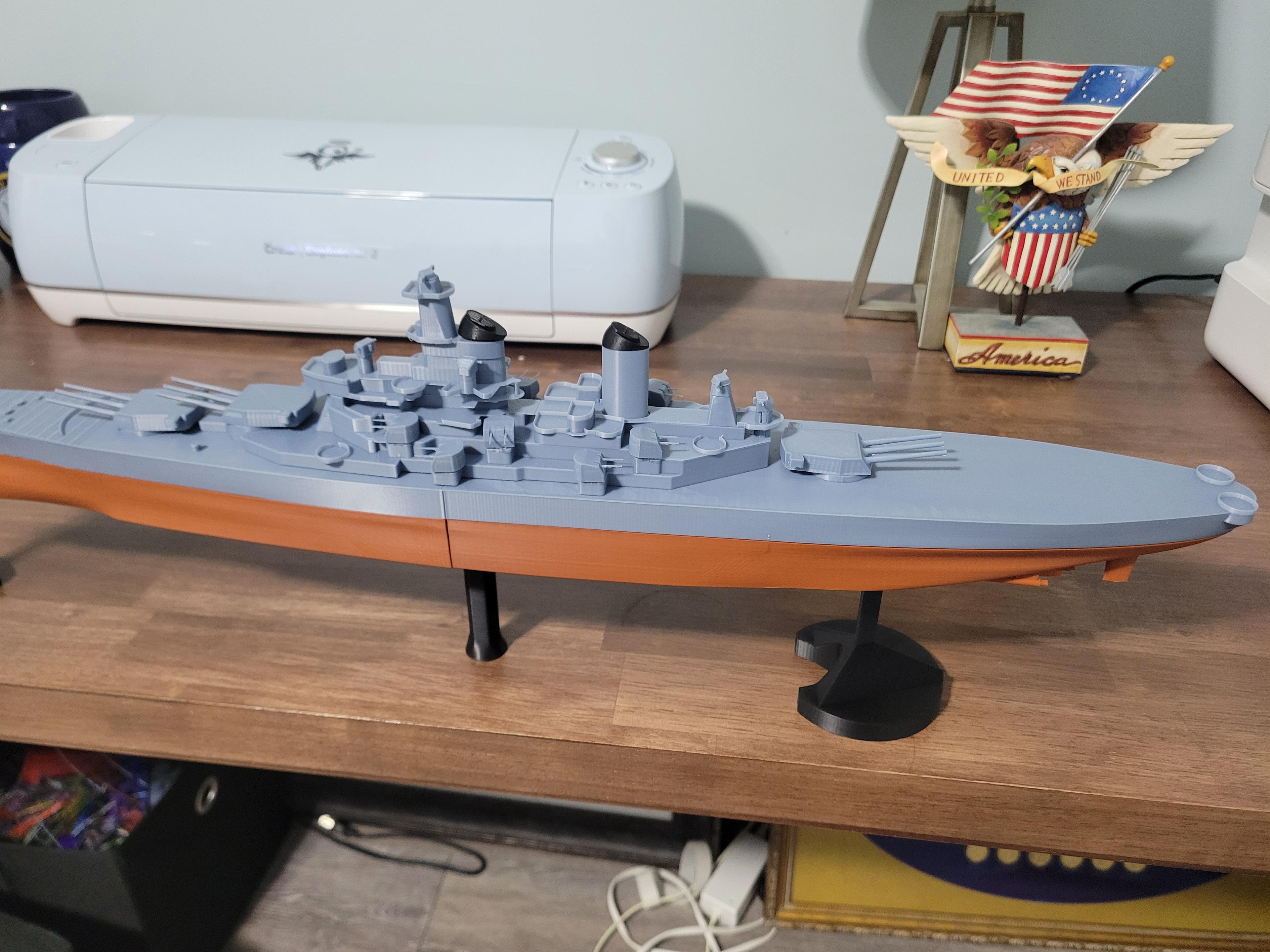American Battleship 3d model