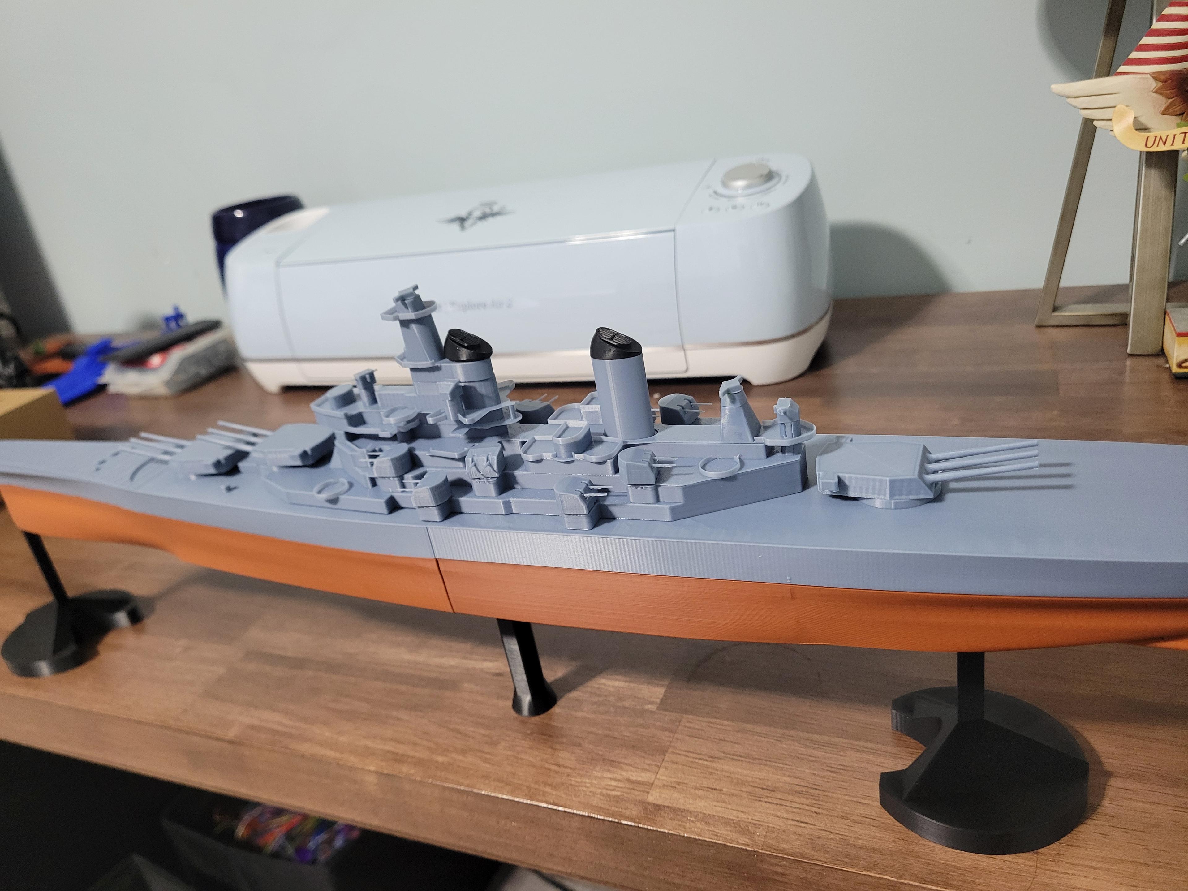 American Battleship 3d model