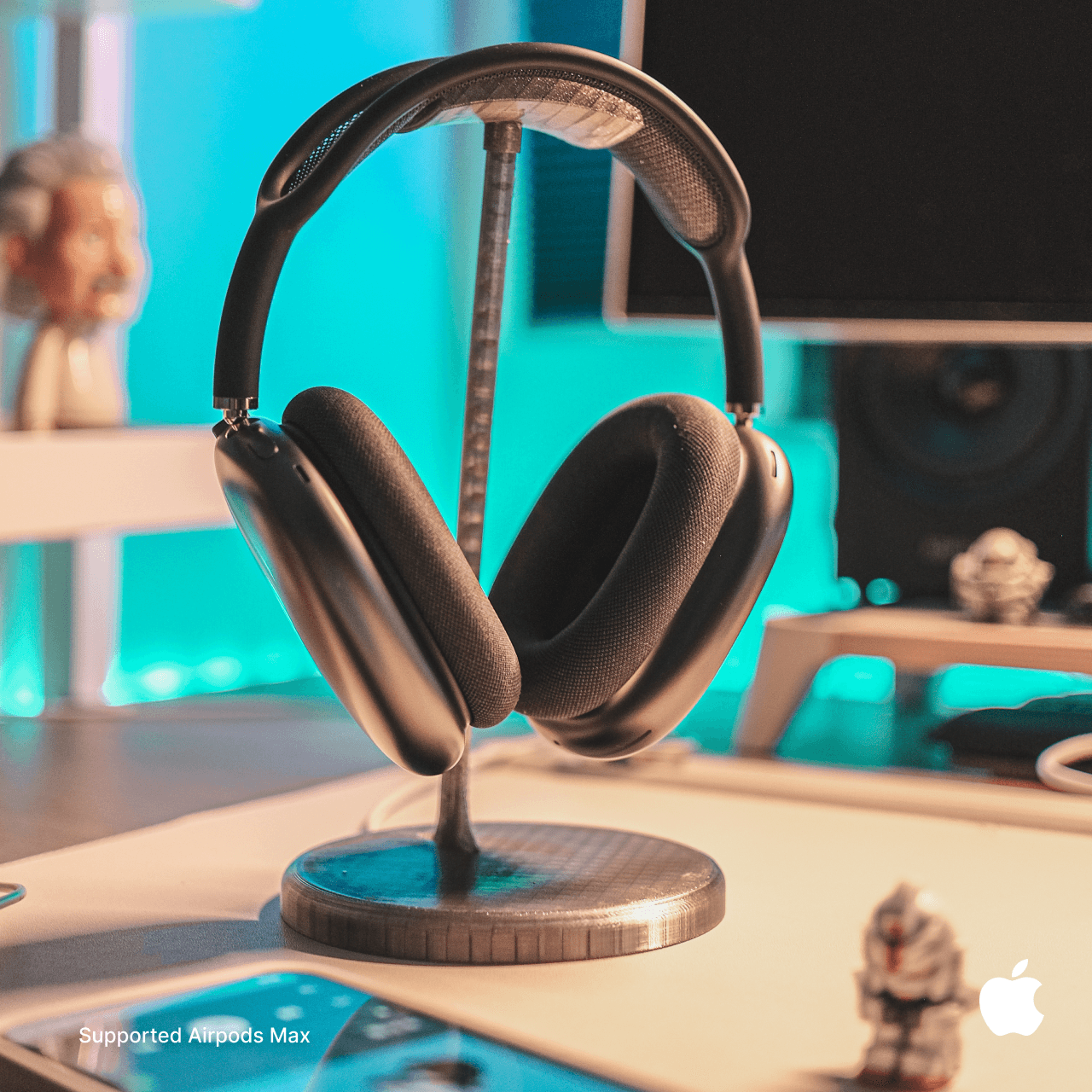 MINIMAL HEADPHONE HOLDER (SUPPORT APPLE AIRPODS MAX) 3d model