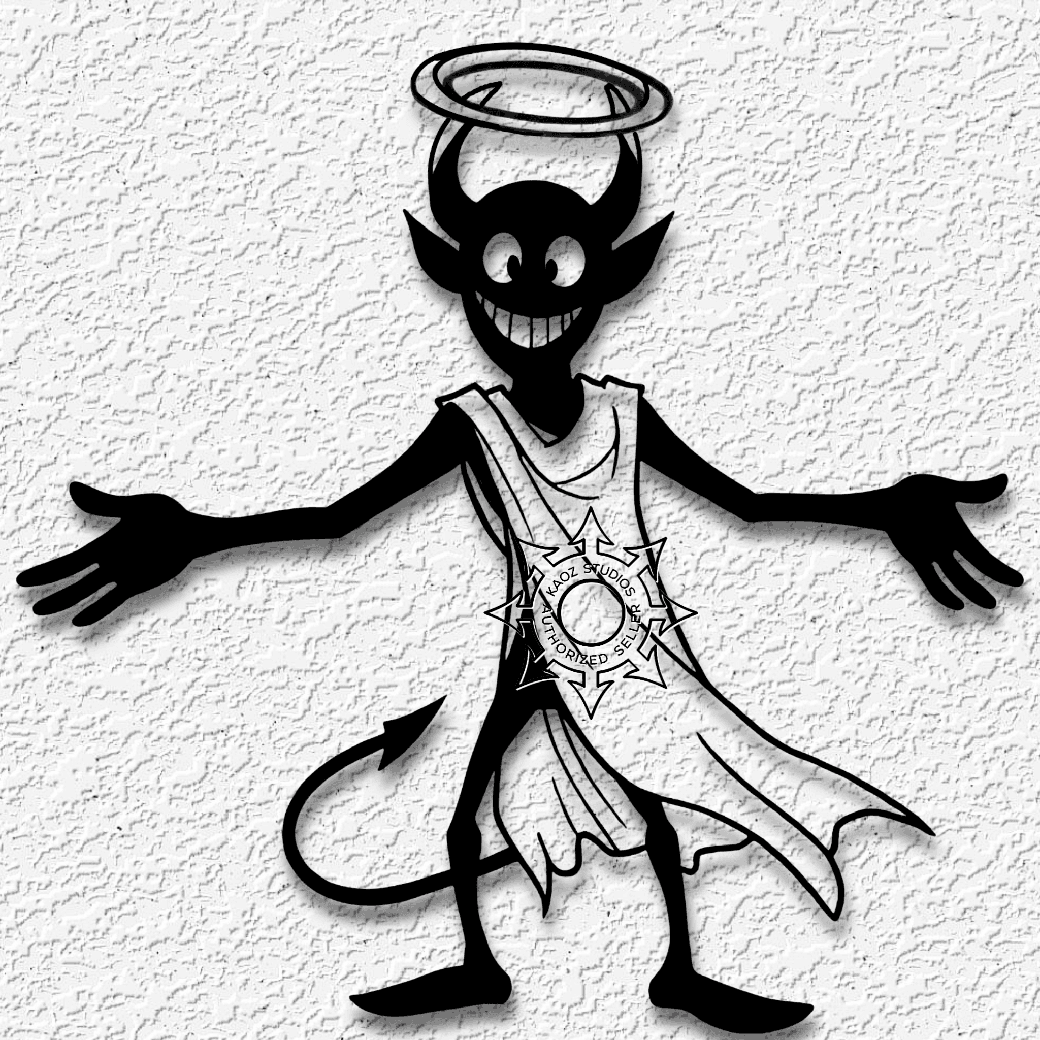 devil in disguise WALL ART FUNNY HALLOWEEN COSTUME DECOR 3d model