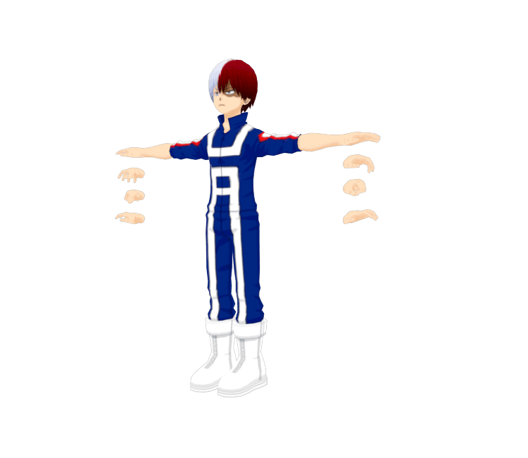 Shoto Torodoki (Gym Uniform) 3d model