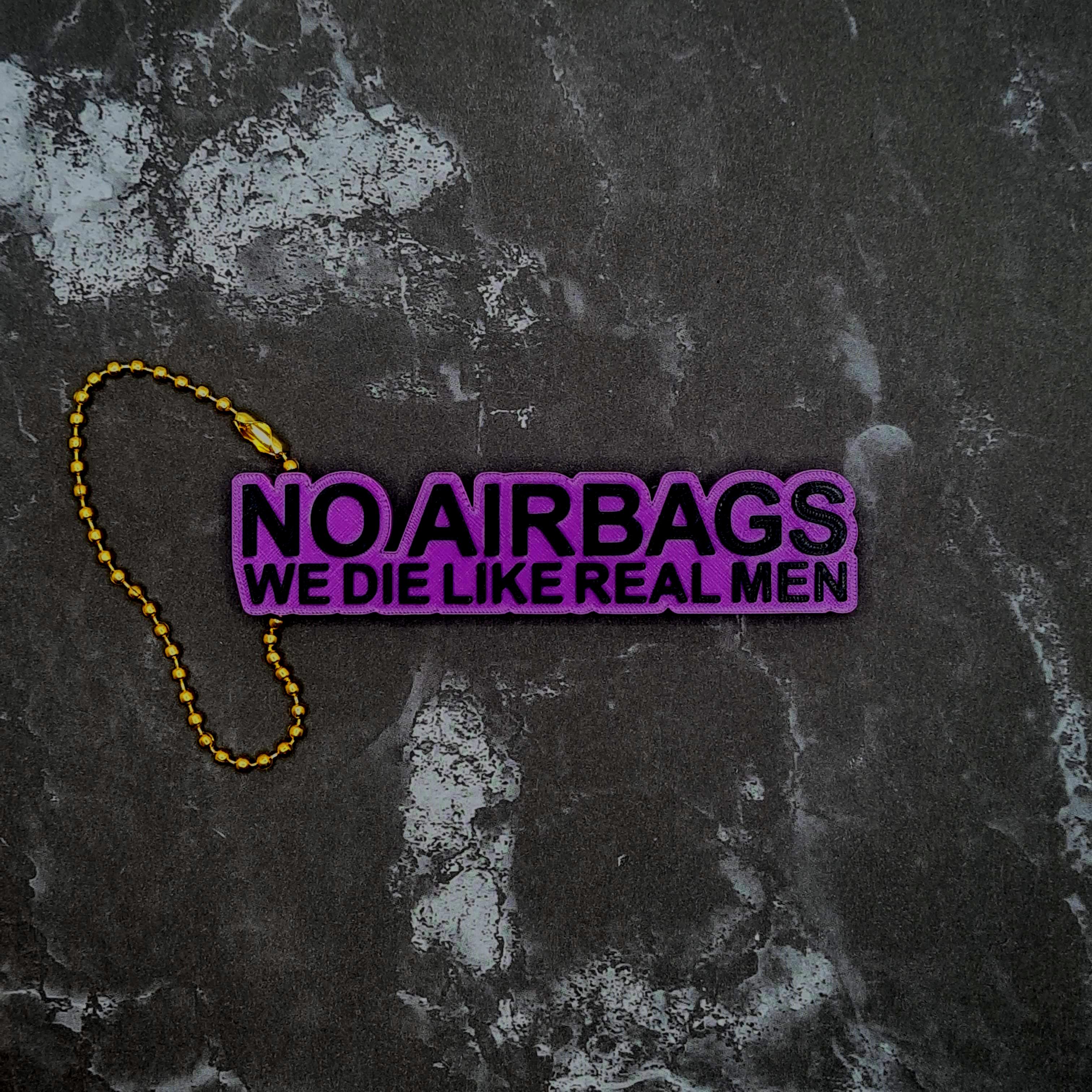No Airbags Keychain 3d model