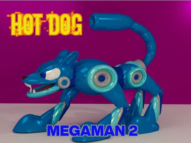 HOT DOG from MEGAMAN 2 3d model