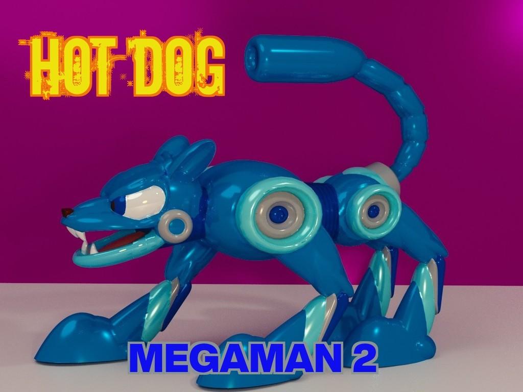 HOT DOG from MEGAMAN 2 3d model