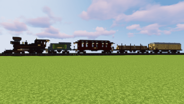 Minecraft Wild West Train 3d model