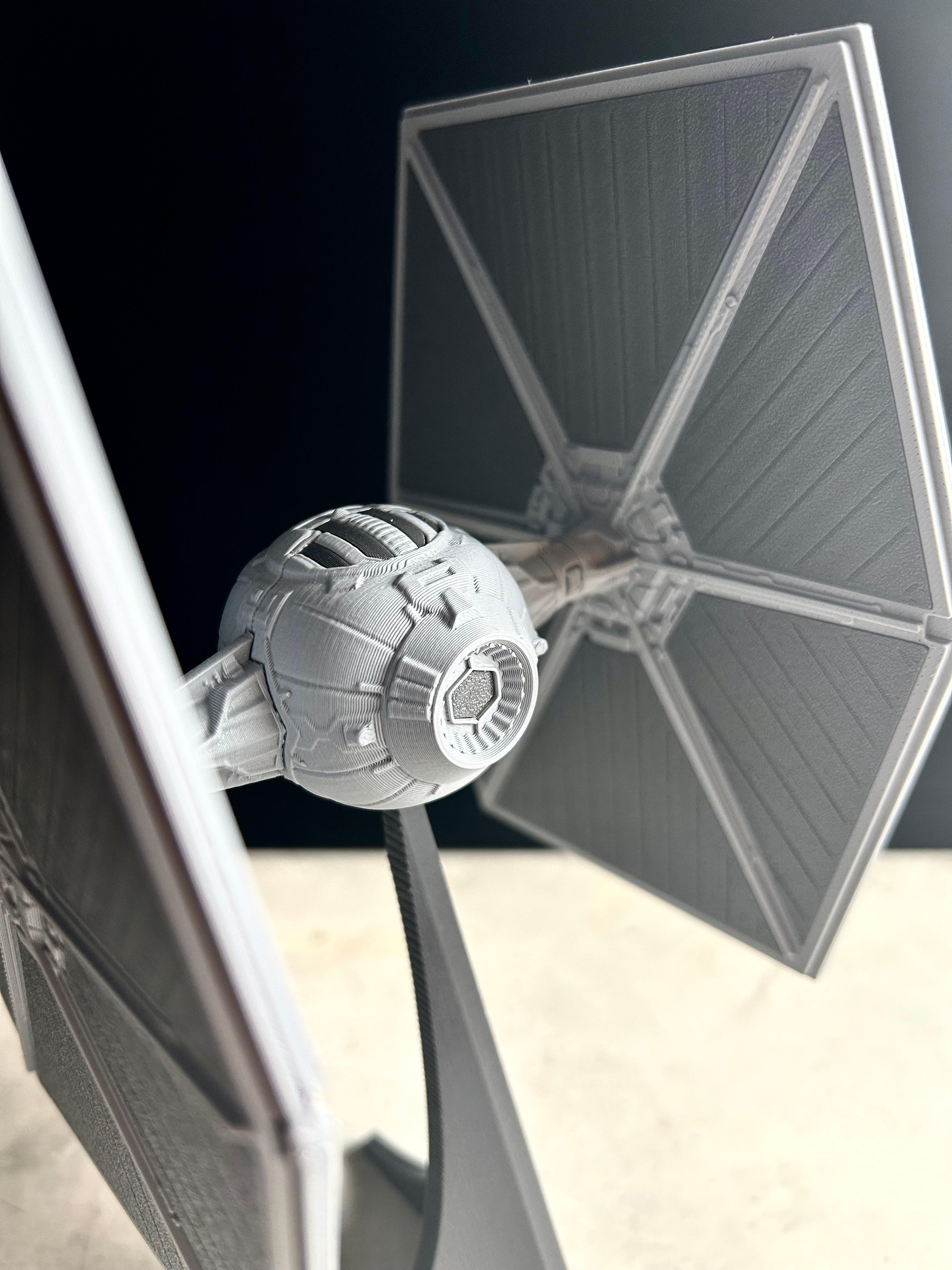 Tie Fighter Kit (No Support, No AMS, No Glue) 3d model