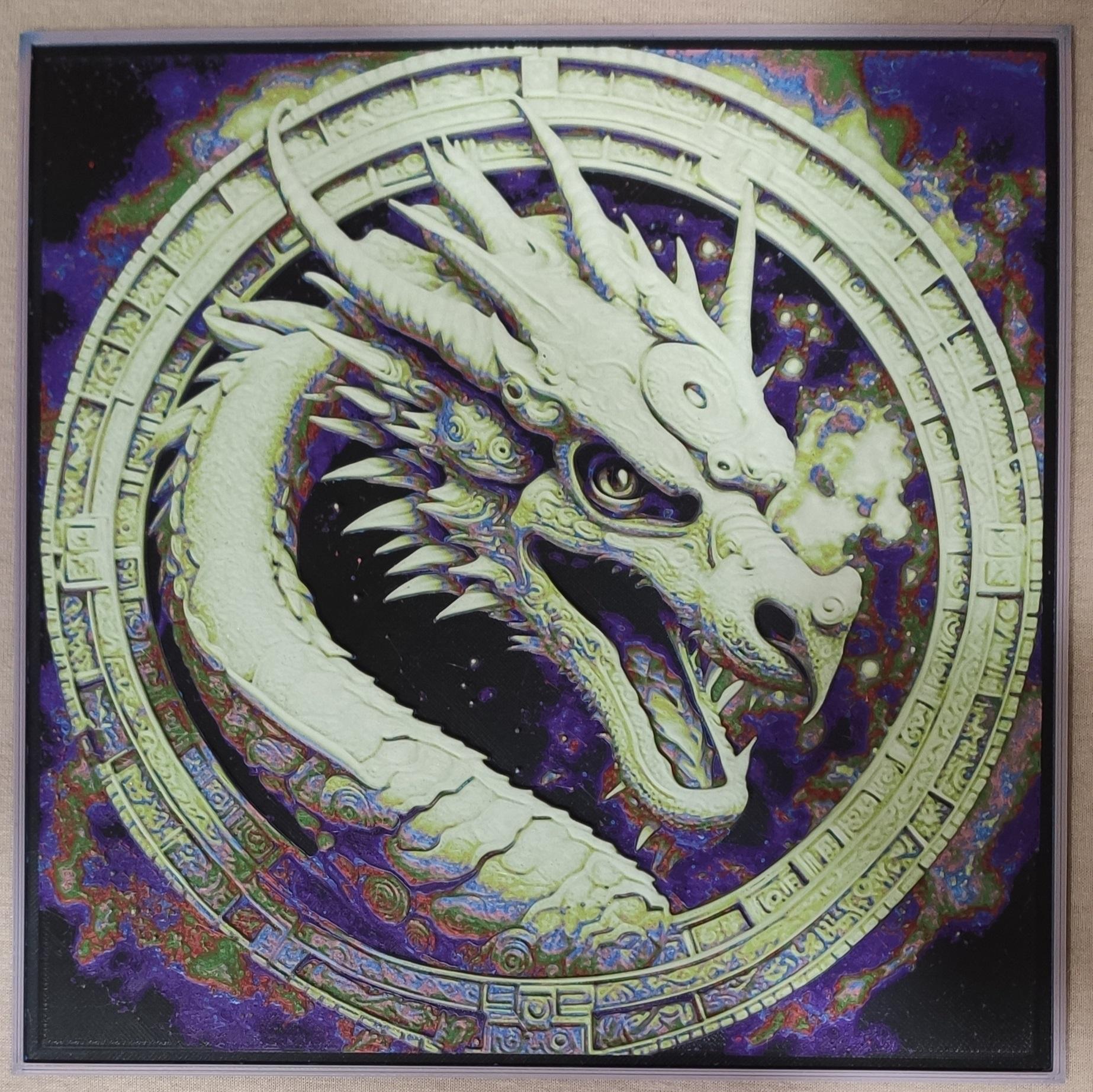Dragon Painting 3d model
