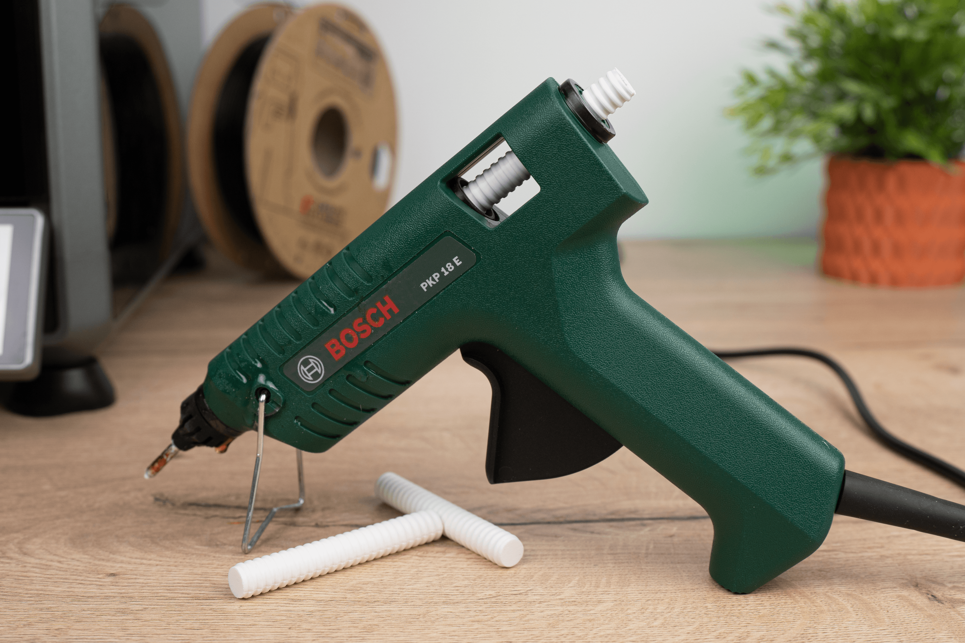 Ribbed Glue Gun Sticks 3d model