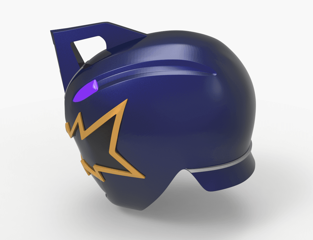 Black Dino Thunder Ranger 3d model