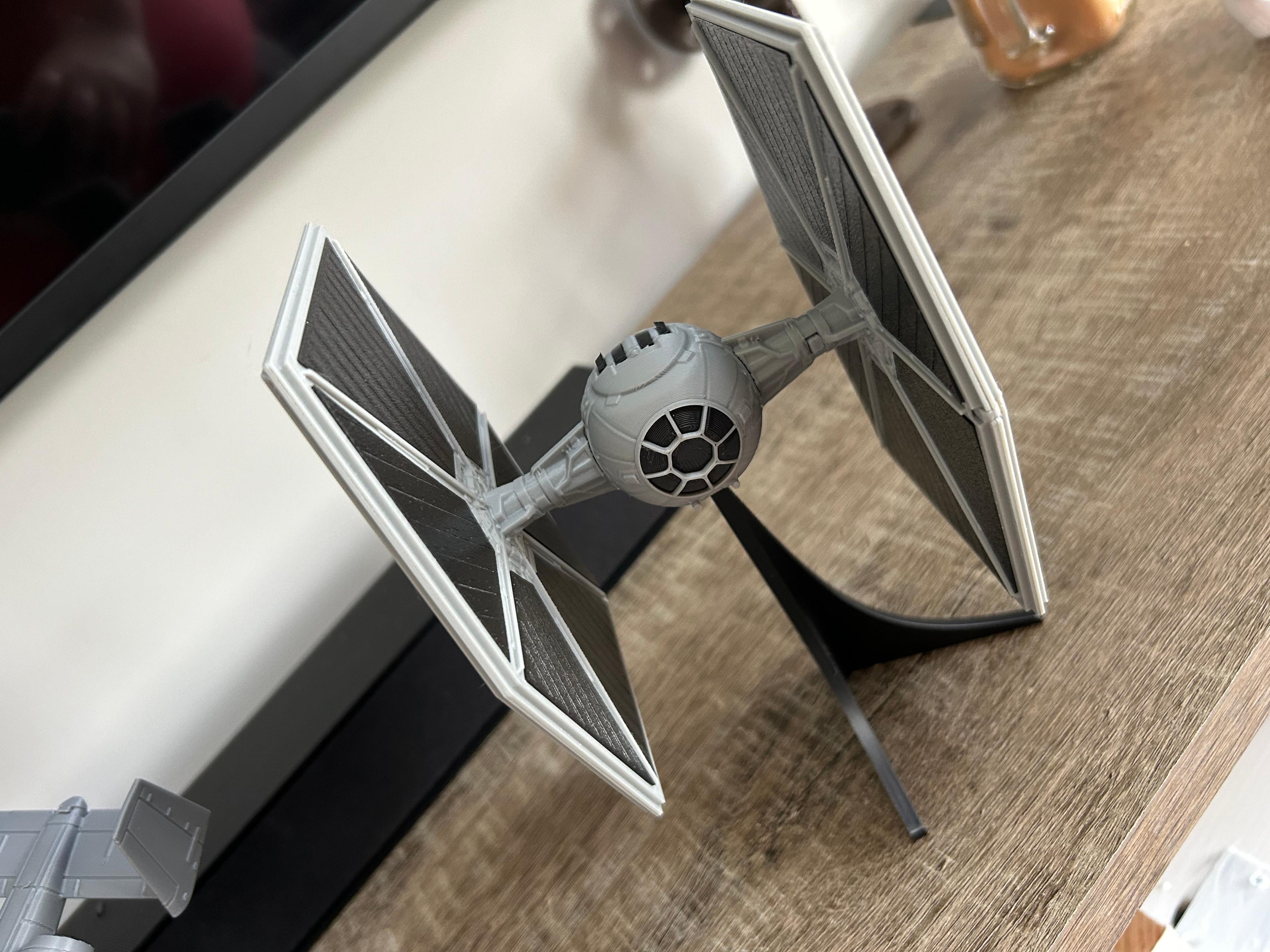 Tie Fighter Kit (No Support, No AMS, No Glue) 3d model