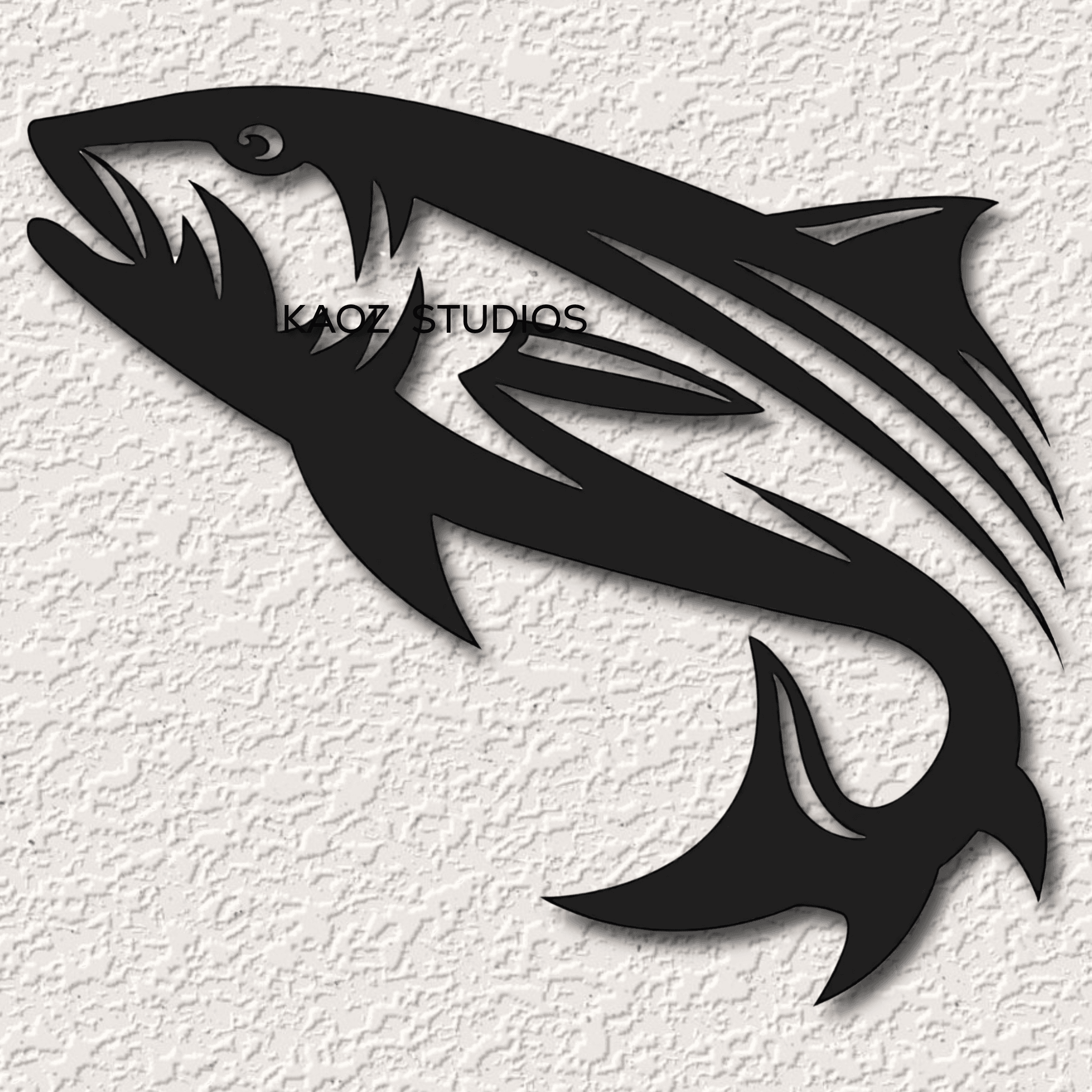 fish wall art trout wall decor fishing decoration 2d animal - 3D model by  Kaoz Kitten on Thangs