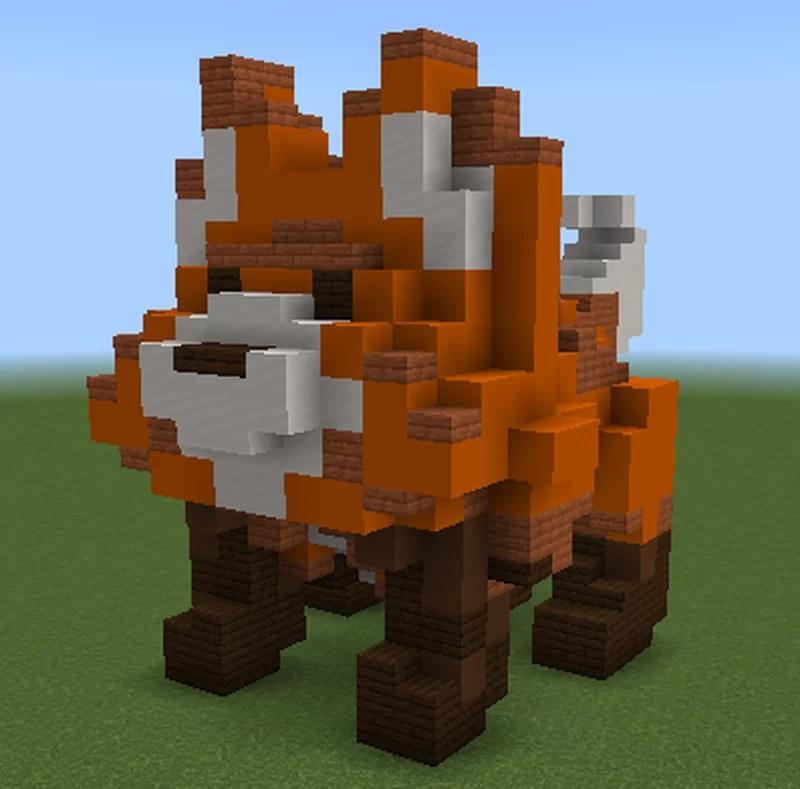 Minecraft Plump Fox 3d model