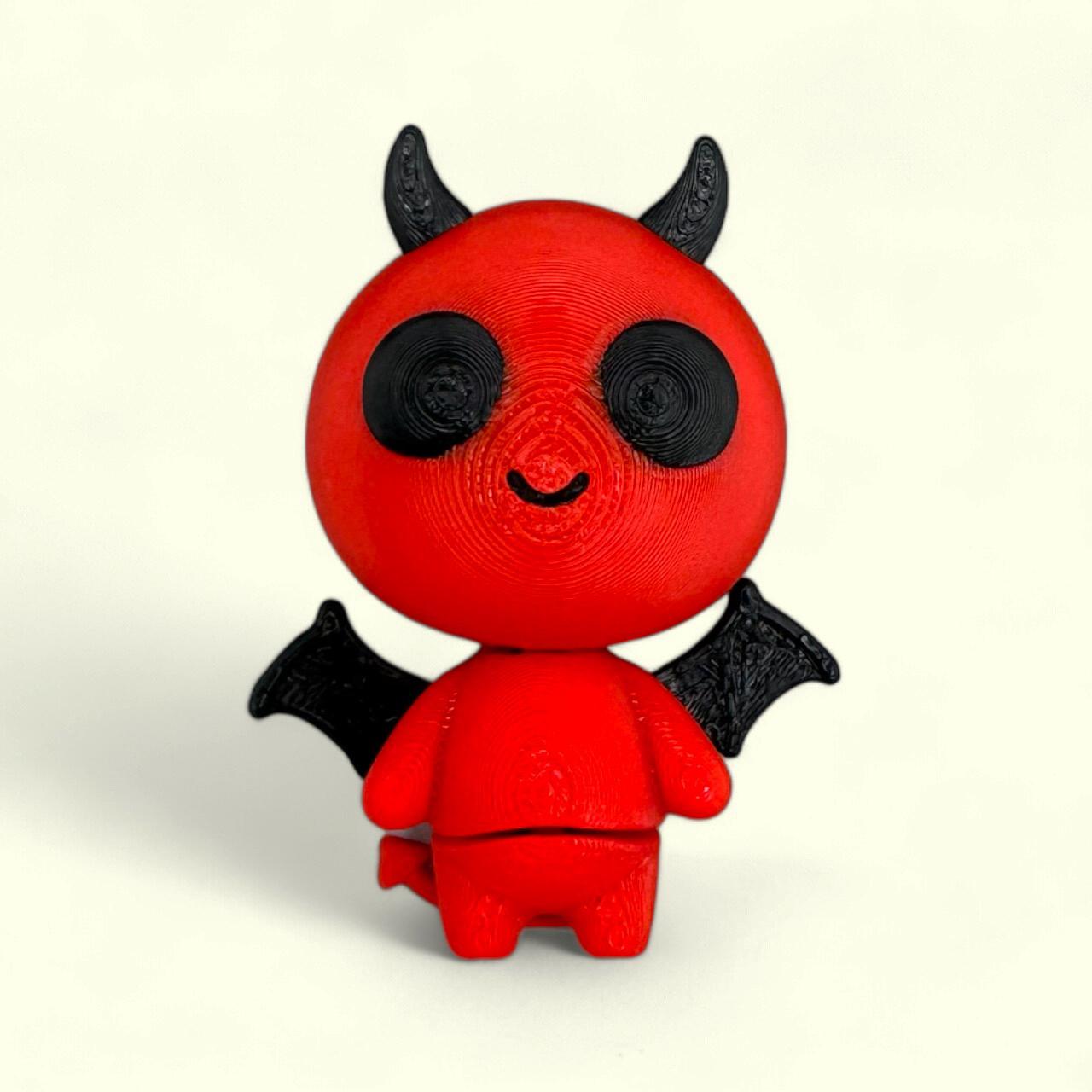 Little Devil Articulating Flexy - Wiggle and Stand  3d model