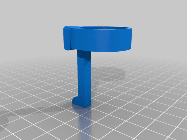 Simple deburring tool insert for ikea Skadis 3d model