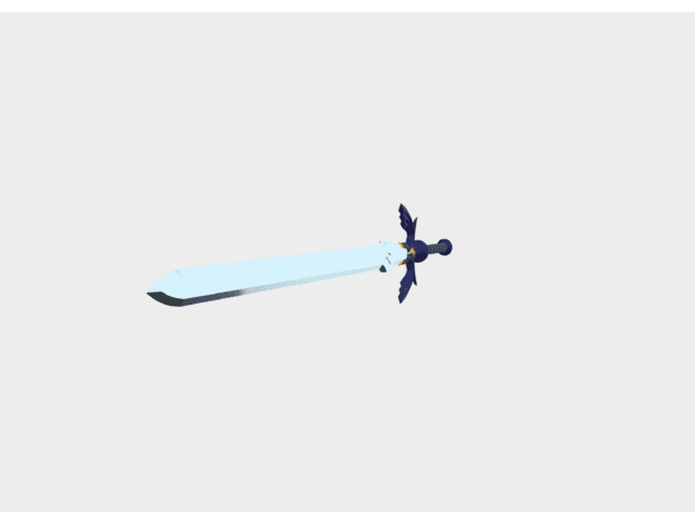 Master Sword (Realistic) 3d model