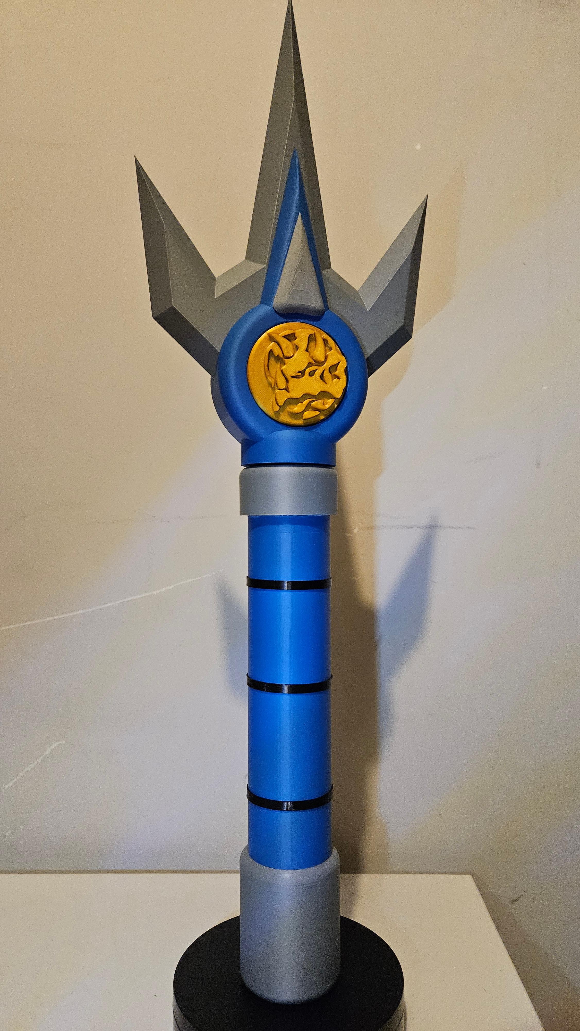 Blue Ranger Power Lance - Mighty Morphin Power Rangers 3d model