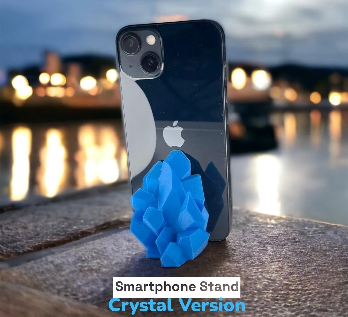 Crystal Stand for your Smartphone and Tablet - Print in Place 3d model