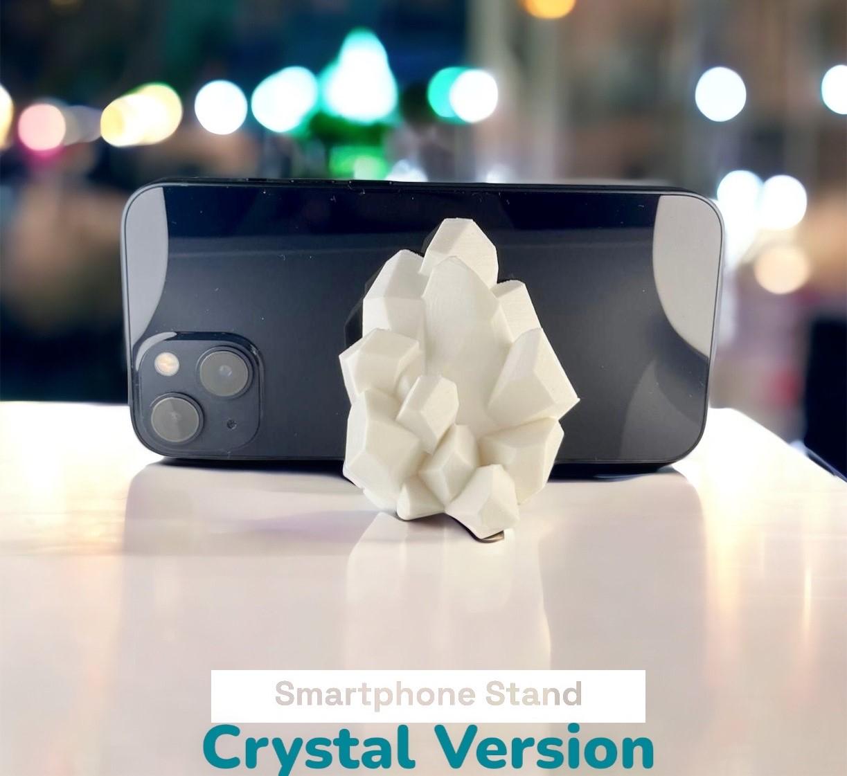 Crystal Stand for your Smartphone and Tablet - Print in Place 3d model